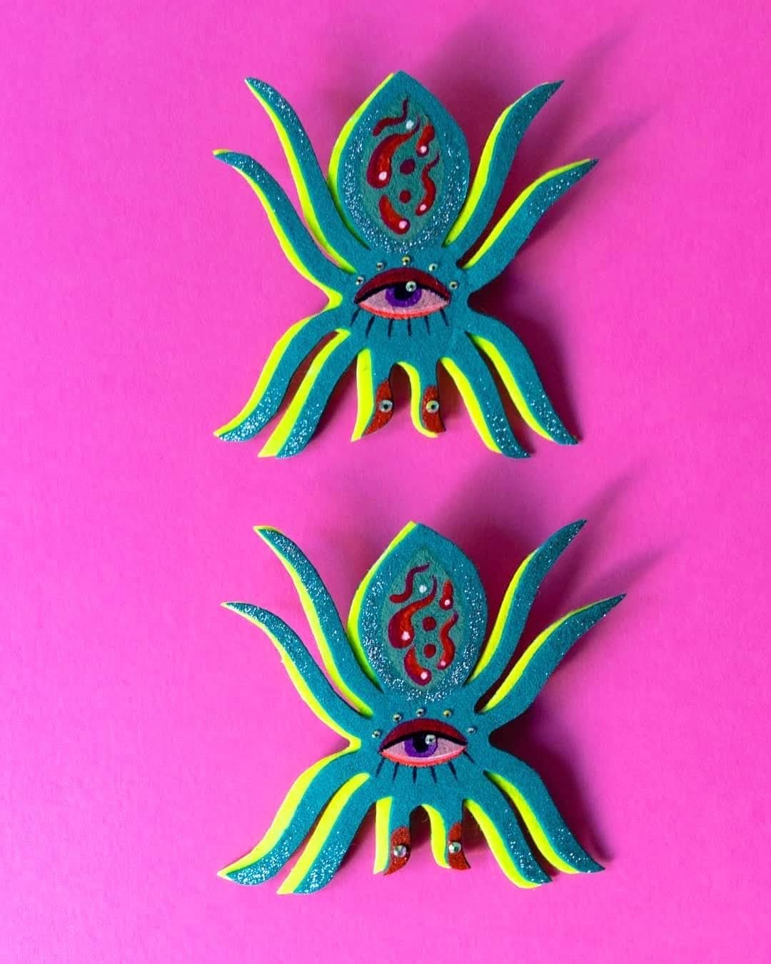 Andreina Acero Tarantula Earrings