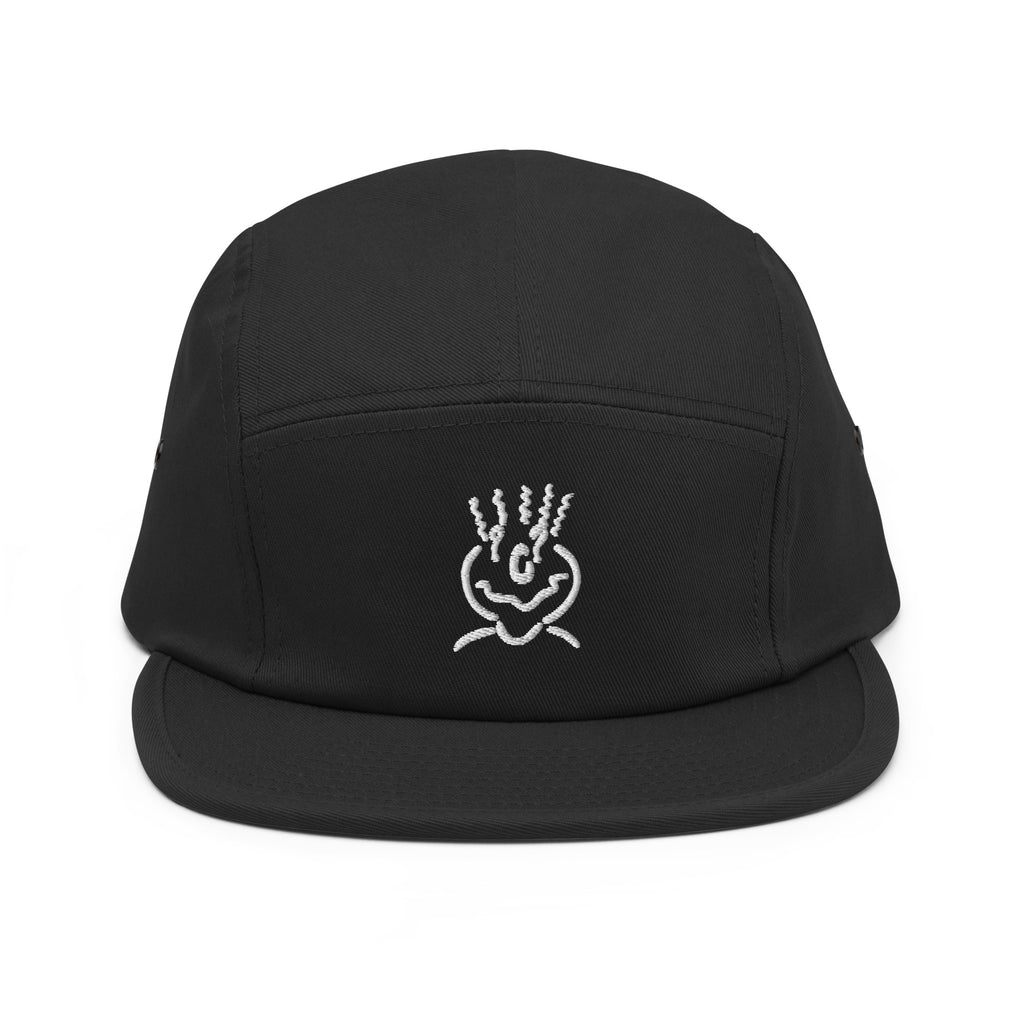 Michelle Mishkin Embroided 5 Panel Cap Black & White