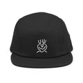 Michelle Mishkin Embroided 5 Panel Cap Black & White