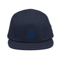 Michelle Mishkin Embroided 5 Panel Cap Blue