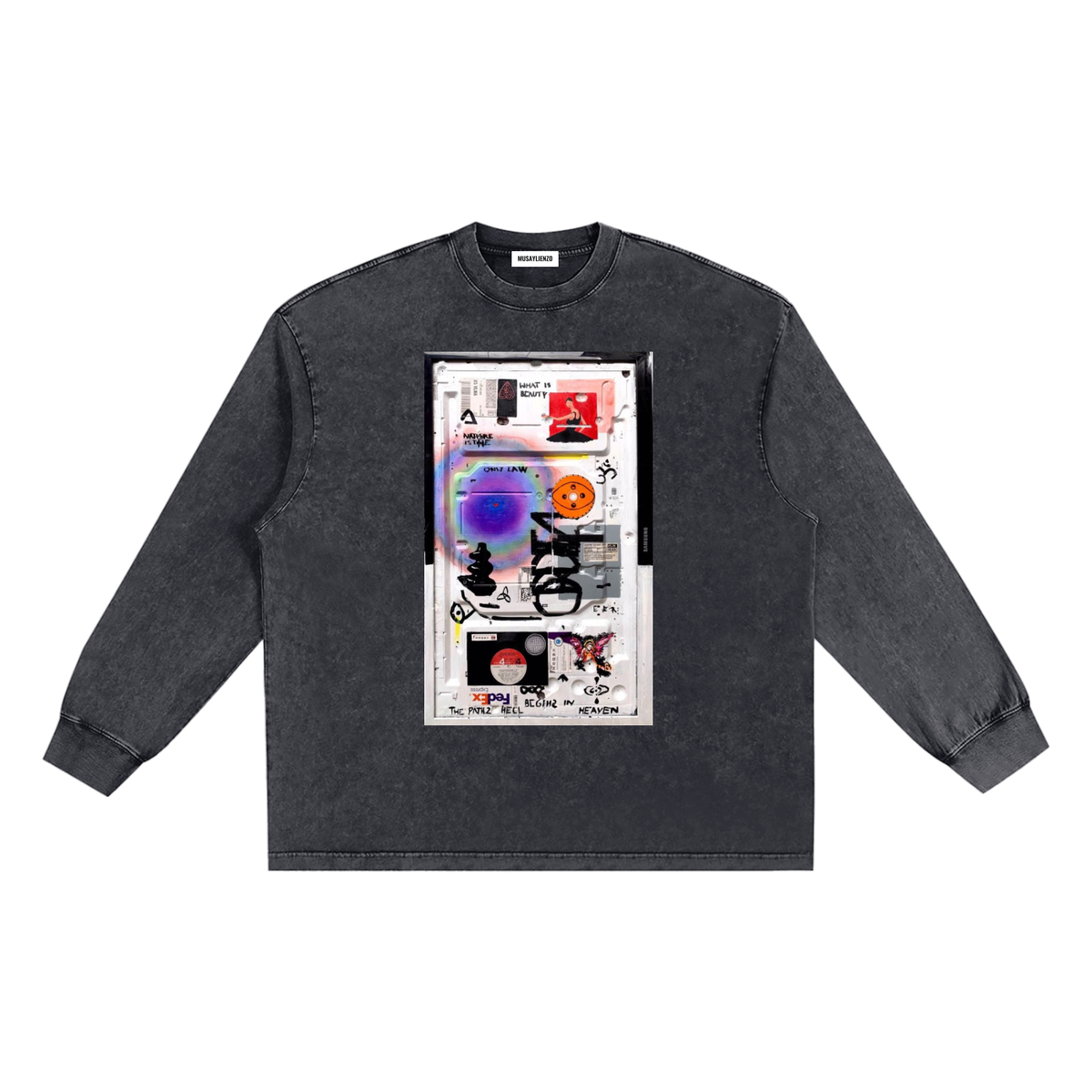 Daniel Juliao Snow Washed Frayed Edge T-Shirt