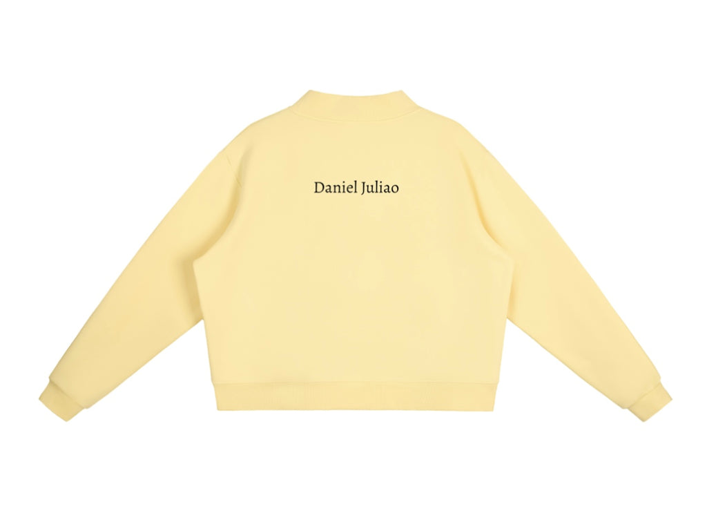 Daniel Juliao Fleece Mock-Neck Crew Sweatshirt
