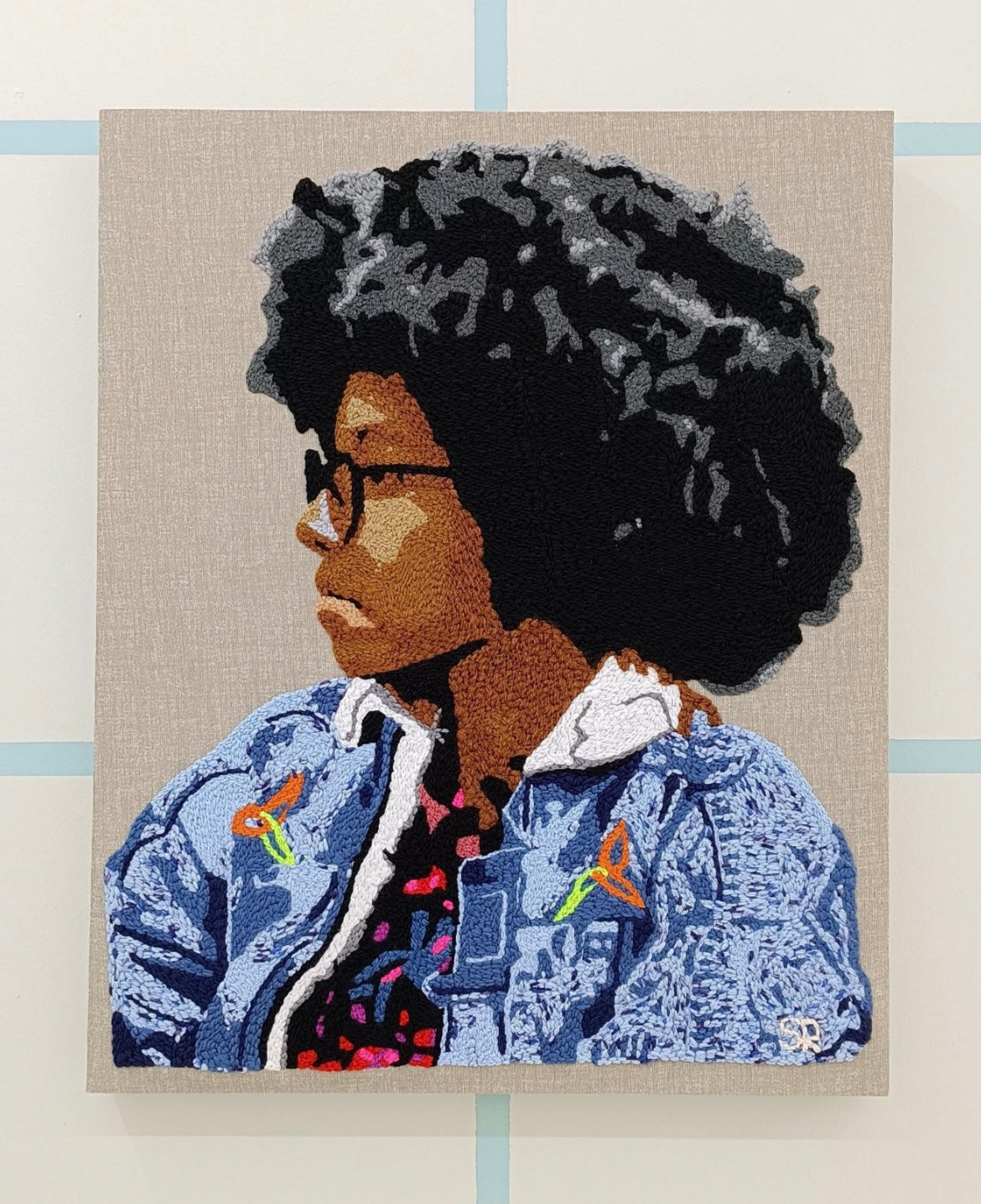 Autoretrato con Afro