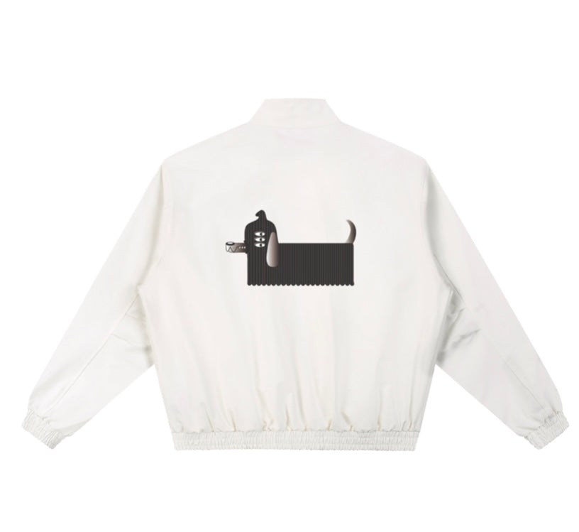 Andreina Acero Stand Collar Bomber Jacket