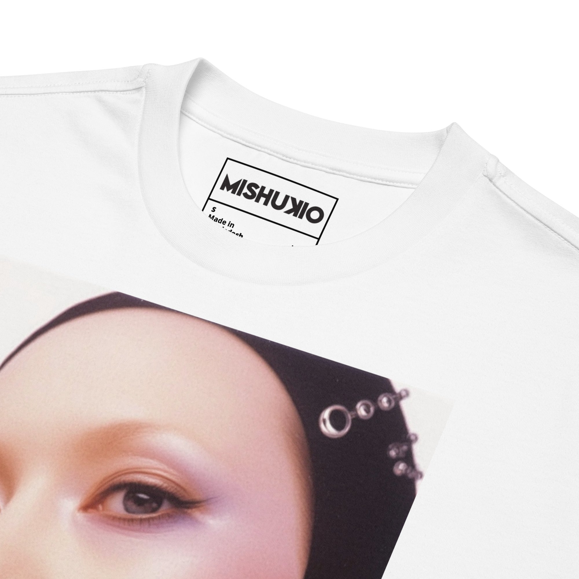 Printed Oversized T-Shirt Unisex White