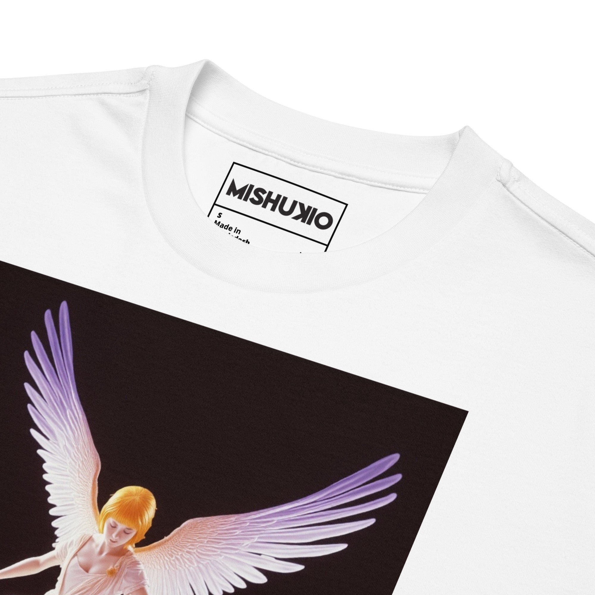 Printed Oversized T-Shirt Unisex White