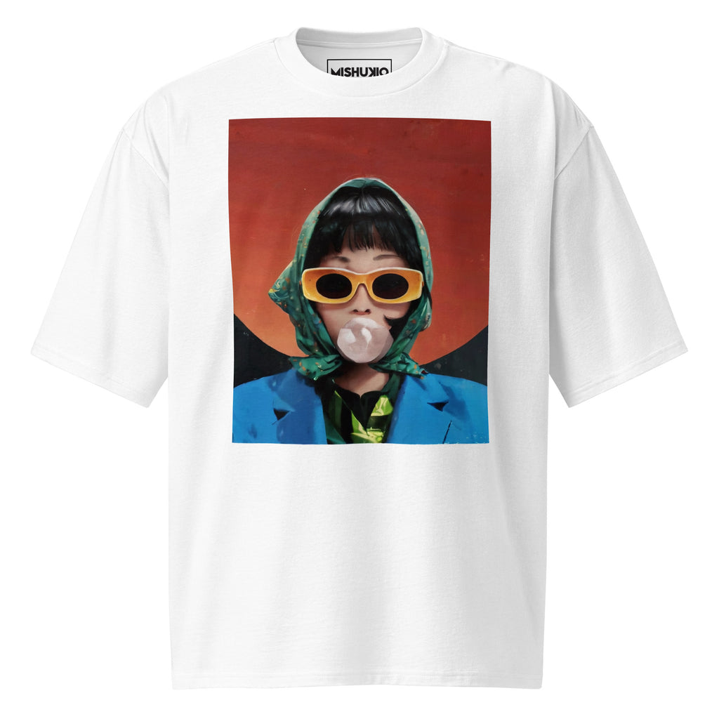 Printed Oversized T-Shirt Unisex White