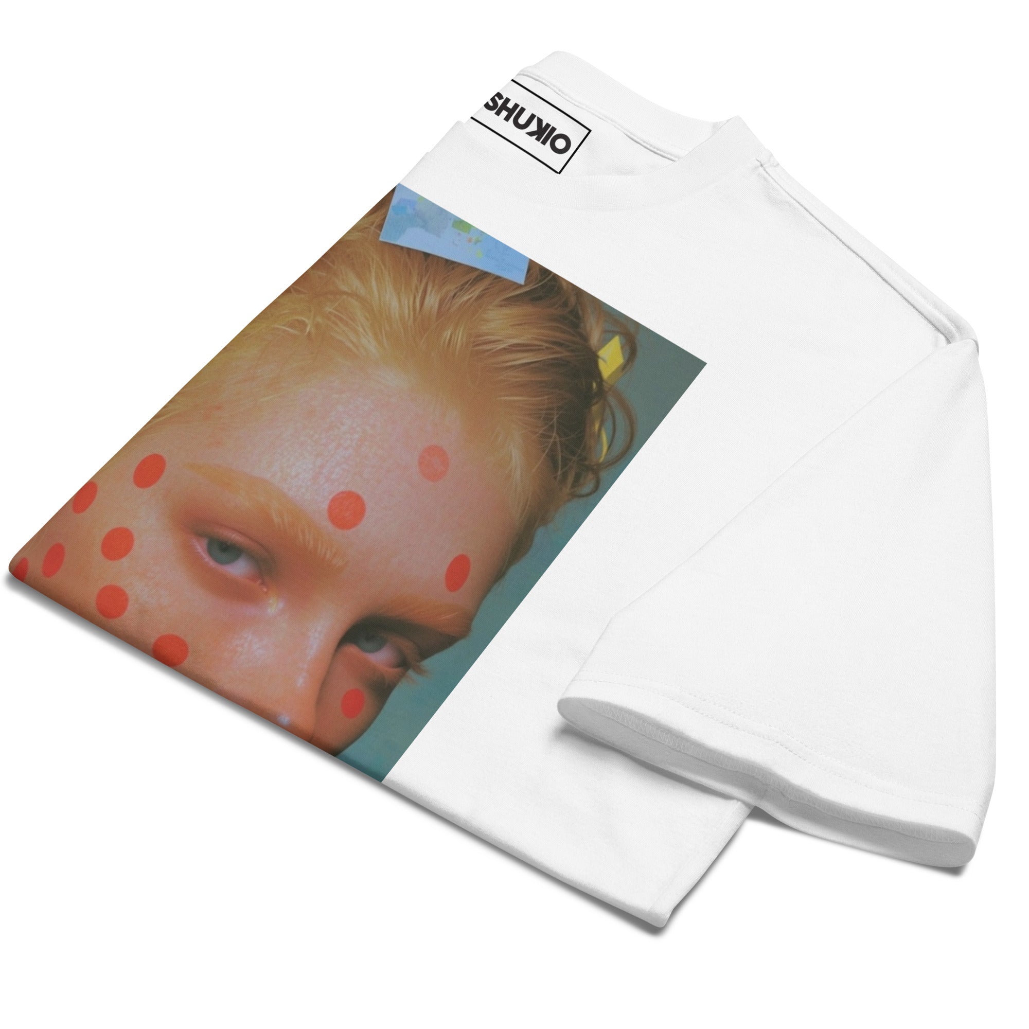 Printed Oversized T-Shirt Unisex White