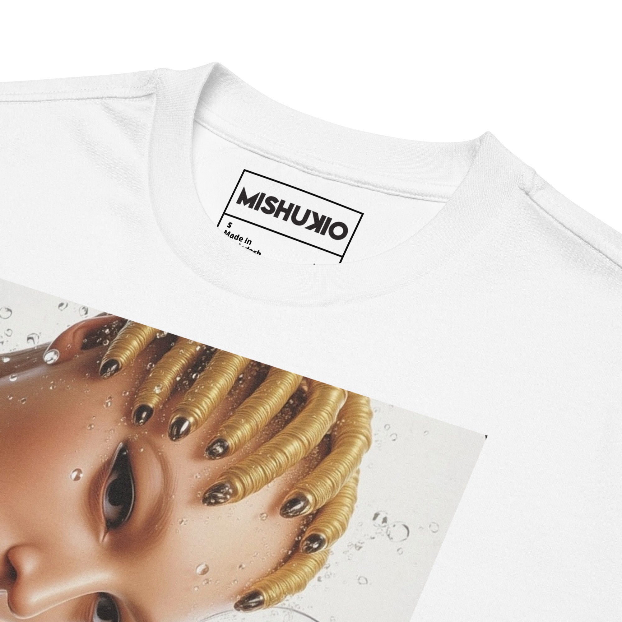 Printed Oversized T-Shirt Unisex White