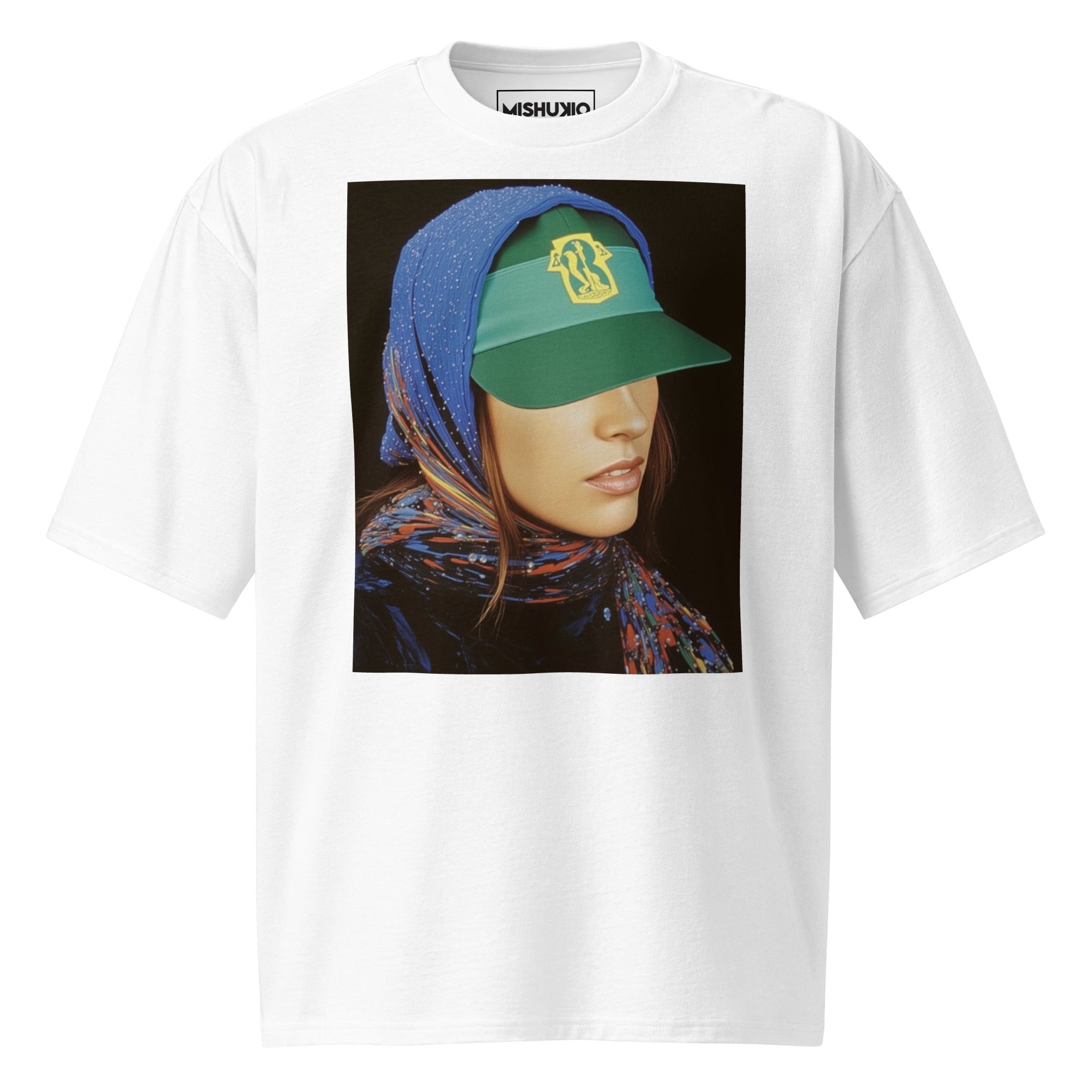 Printed Oversized T-Shirt Unisex White