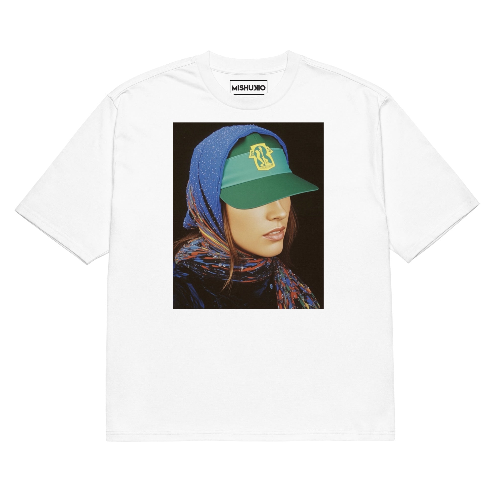 Printed Oversized T-Shirt Unisex White