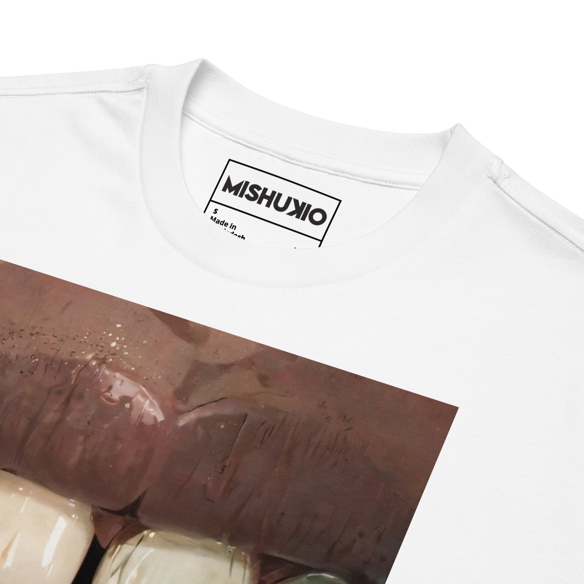 Printed Oversized T-Shirt Unisex White