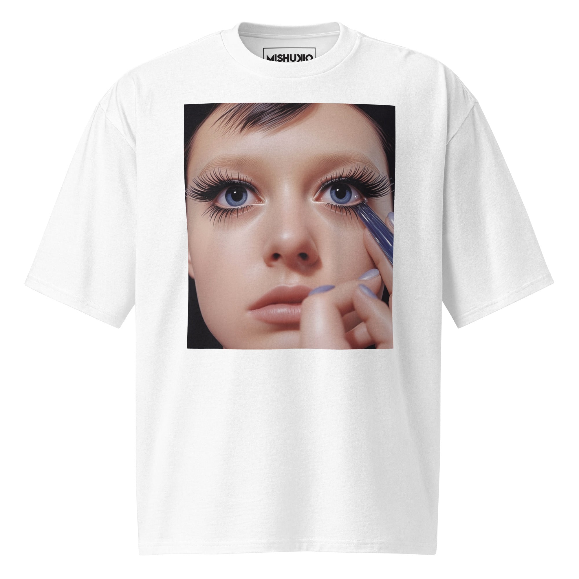Printed Oversized T-Shirt Unisex White