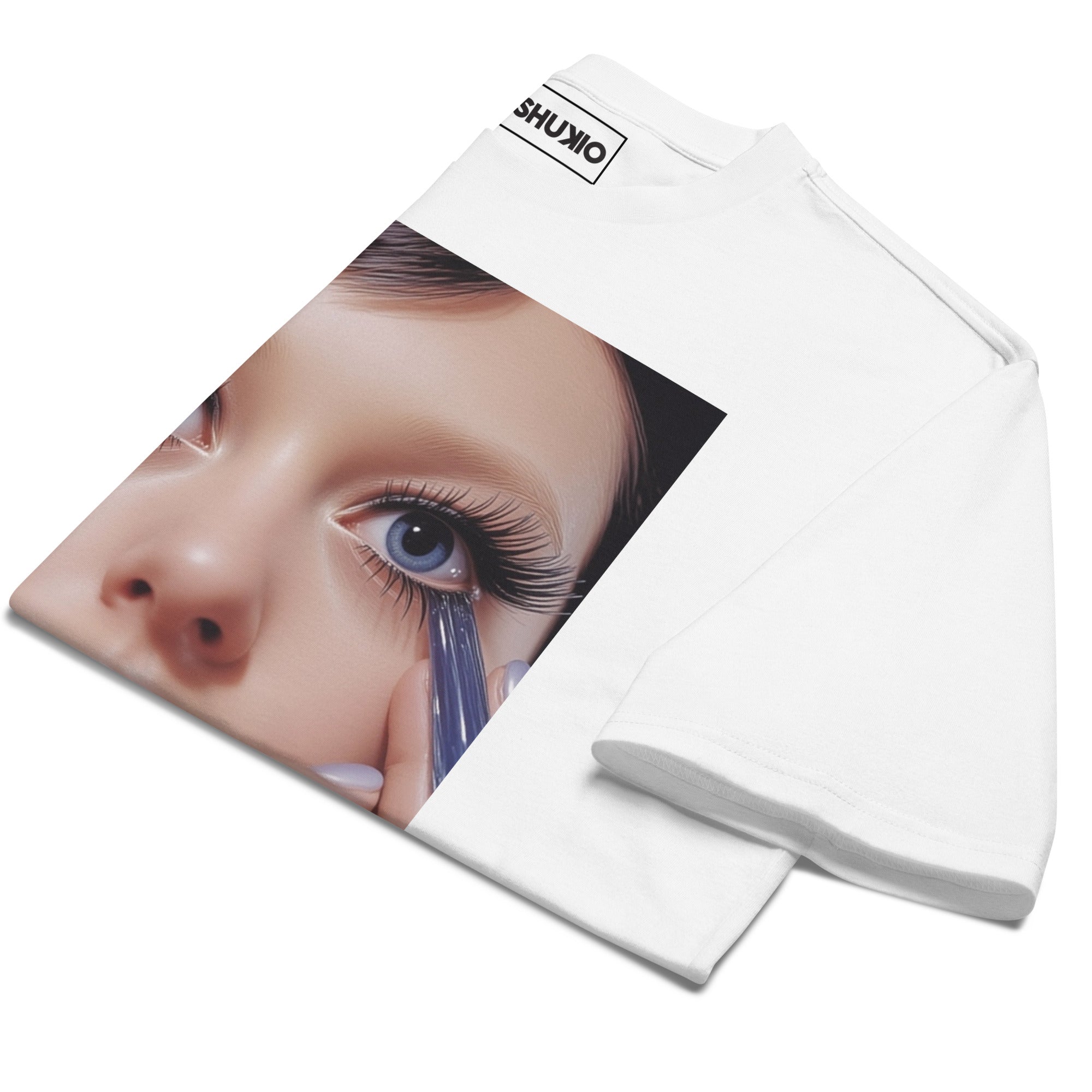 Printed Oversized T-Shirt Unisex White