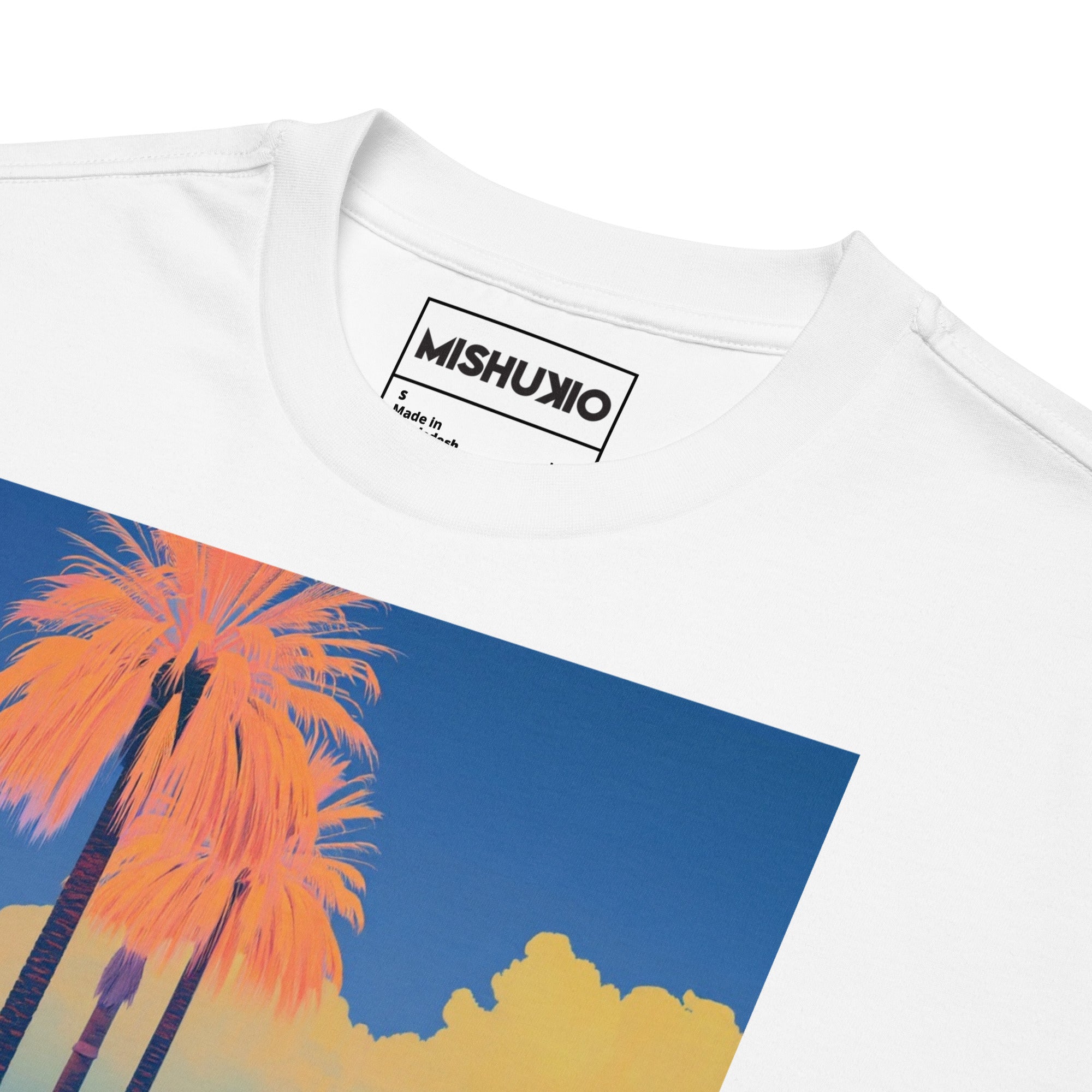 Printed Oversized T-Shirt Unisex White