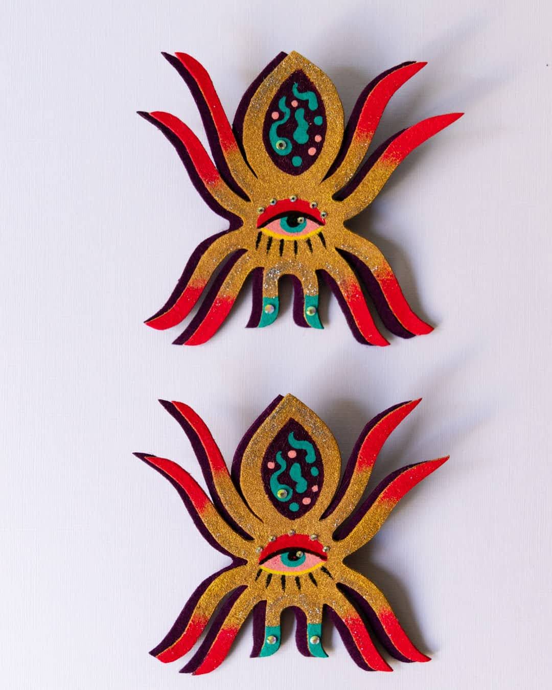 Andreina Acero Tarantula Earrings