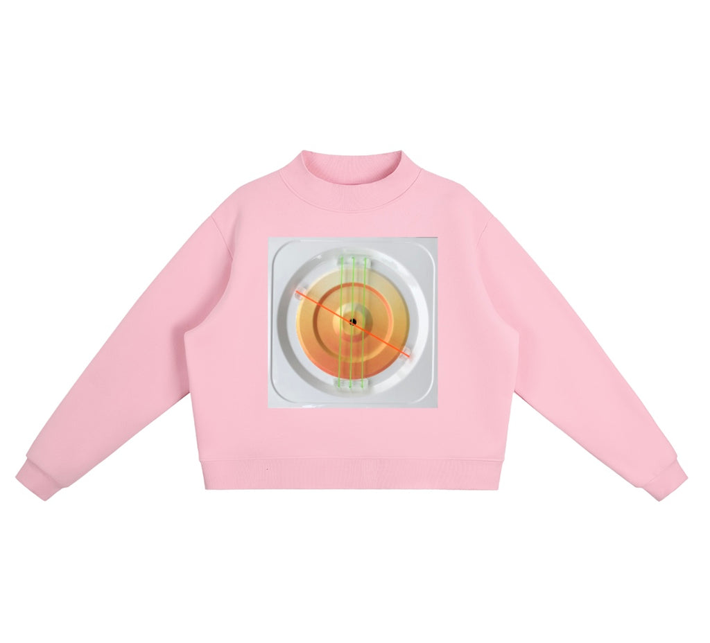 Daniel Juliao Fleece Mock-Neck Crew Sweatshirt