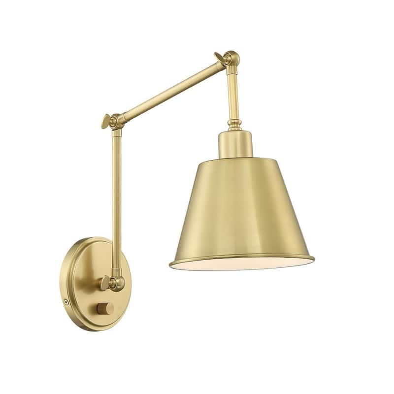 Mitchell 1-Light Aged Brass Sconce