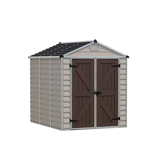 SkyLight 6 ft. x 8 ft. Tan Garden Outdoor Storage Shed