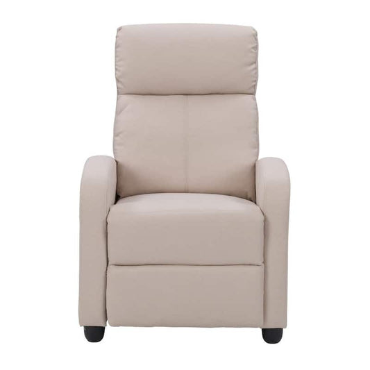 Oren Beige Fabric Reclining Chair