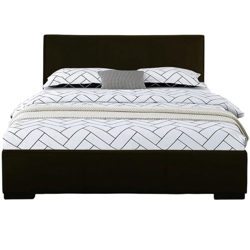 Abbey Black Full Platform Bed