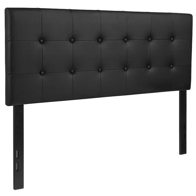 Full Black Headboard