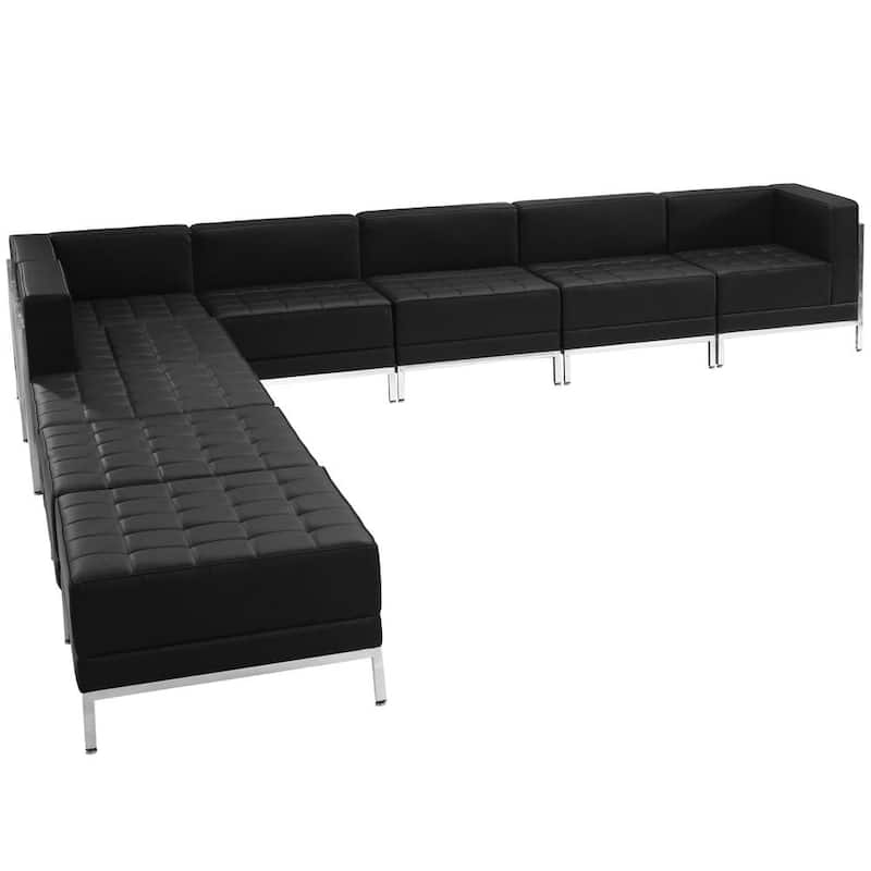 9-Piece Black Living Room Sets