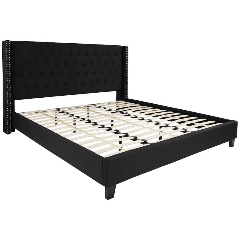 Black King Platform Bed