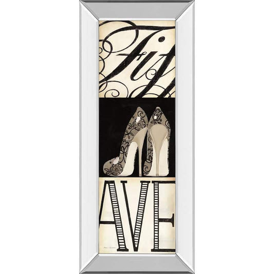 Fifth And Madison Ill By Marco Fabiano Mirror Framed Print Wall Art 18 in. x 42 in.