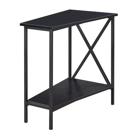 Tucson Black Wedge End Table