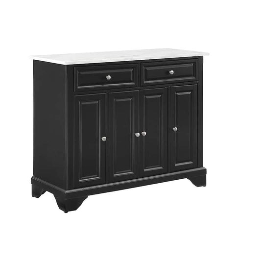 Avery Black Kitchen Island