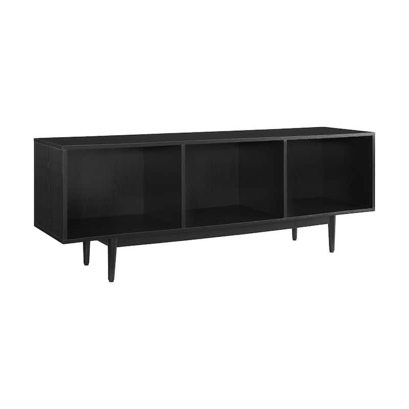 Liam Black Large Record Storage Console Cabinet