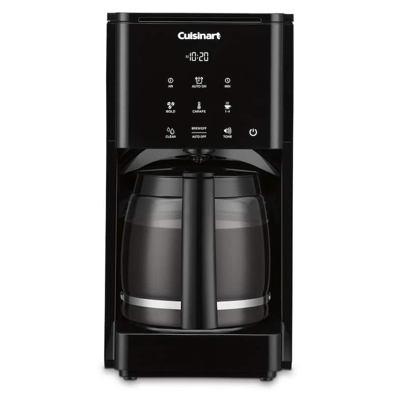 Touchscreen 14-Cup Black Drip Coffee Maker