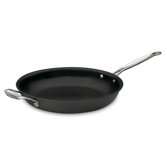 Chef's Classic 15 in. Hard-Anodized Aluminum Nonstick Skillet in Black