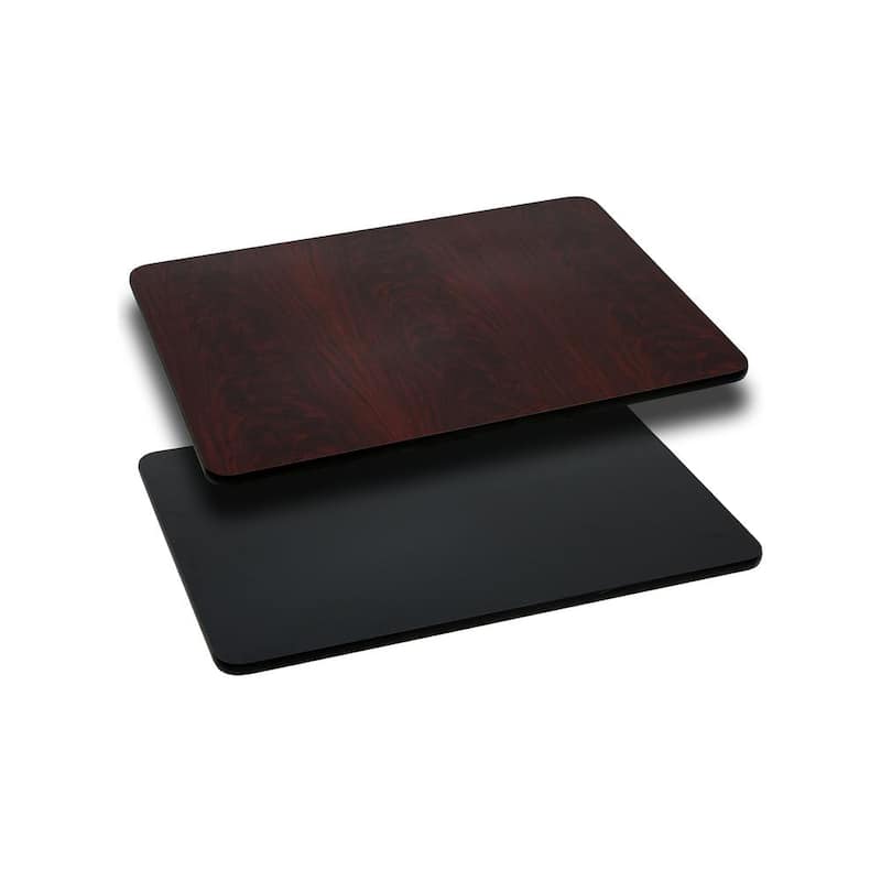 Black/Mahogany Table Top