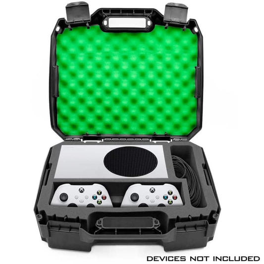 Hard Shell Travel Case Compatible with PlayStation 5 Console, Controllers, Games and Accessories - Custom Foam Fits