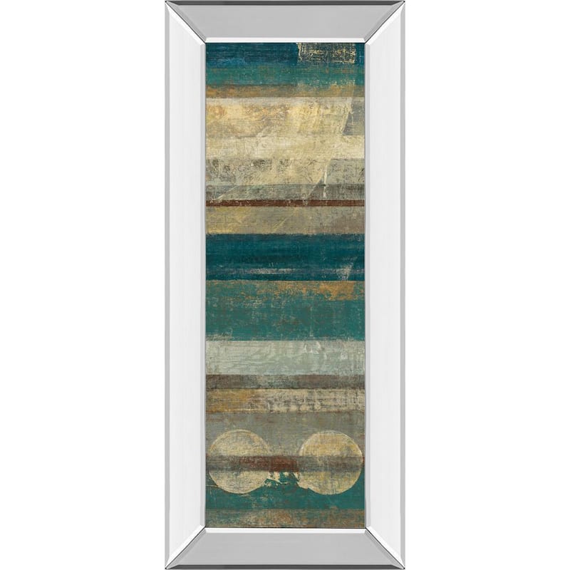 Kuna BlueBy Roque Silva Mirror Framed Print Wall Art 18 in. x 42 in.