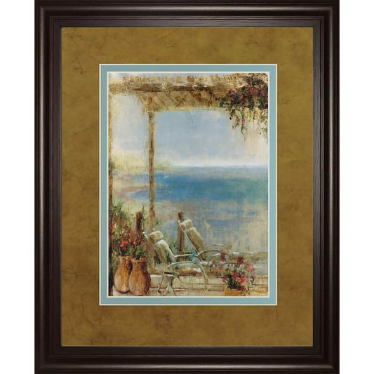 Ocean Retreat IlBy Stiles Framed Print Nature Wall Art 34 in. x 40 in.