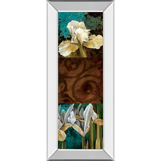 From My Garden IBy Linda Thompson Mirror Framed Print Wall Art 18 in. x 42 in.