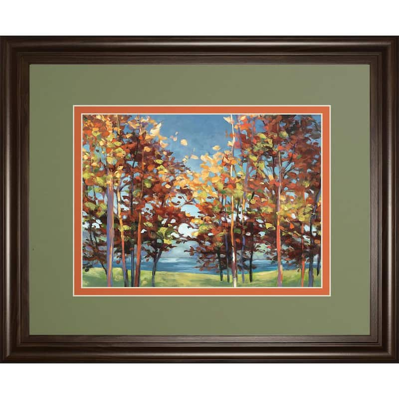 KaleidoscopeBy Jmp Framed Print Nature Wall Art 34 in. x 40 in.