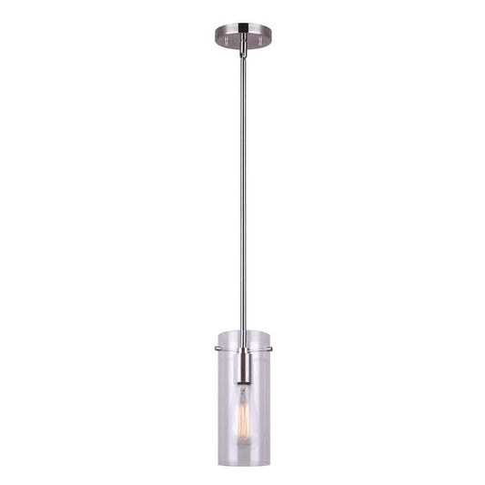 Joni 1-Light Brushed Nickel Pendant