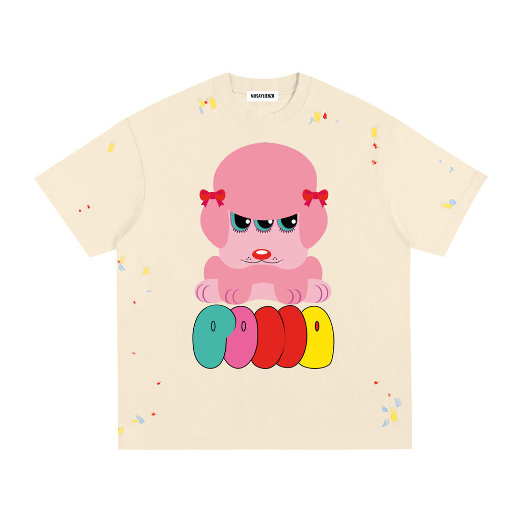 Andreina Acero Paint Splatter T-Shirt