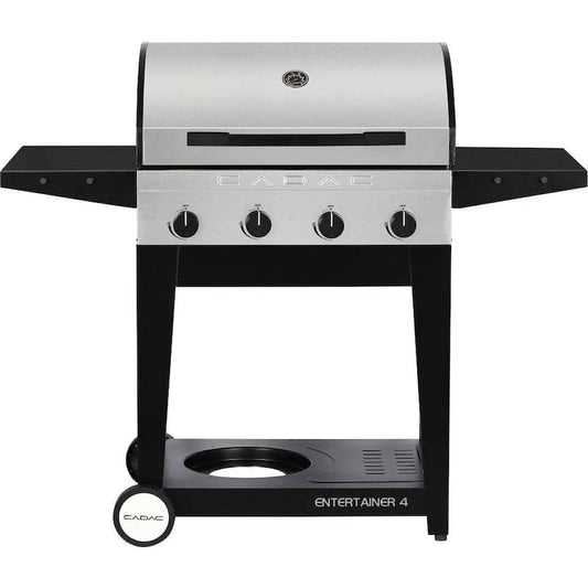 Entertainer 4-Burner Propane Gas Grill in Stainless Steel