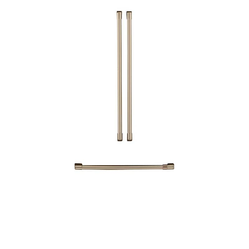 Refrigerator Handle Kit in Brushed Bronze