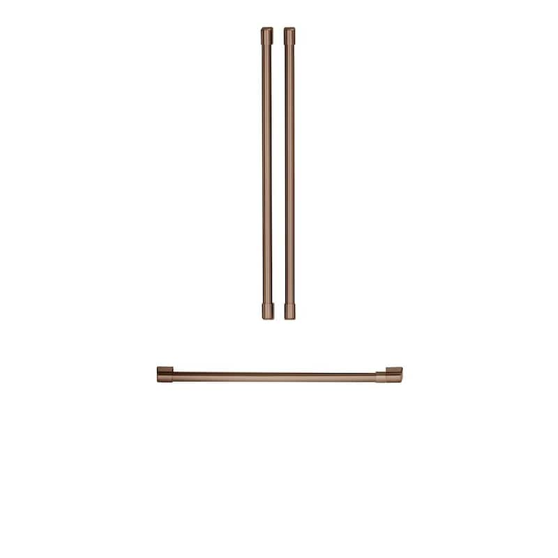 Refrigerator Handle Kit in Brushed Copper