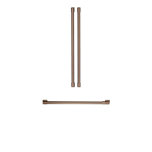 Refrigerator Handle Kit in Brushed Copper