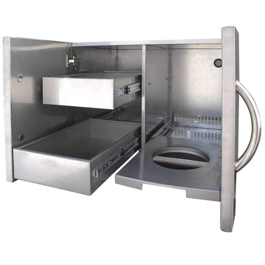 Outdoor Kitchen 30 in. Stainless Steel Door and Drawer Combo