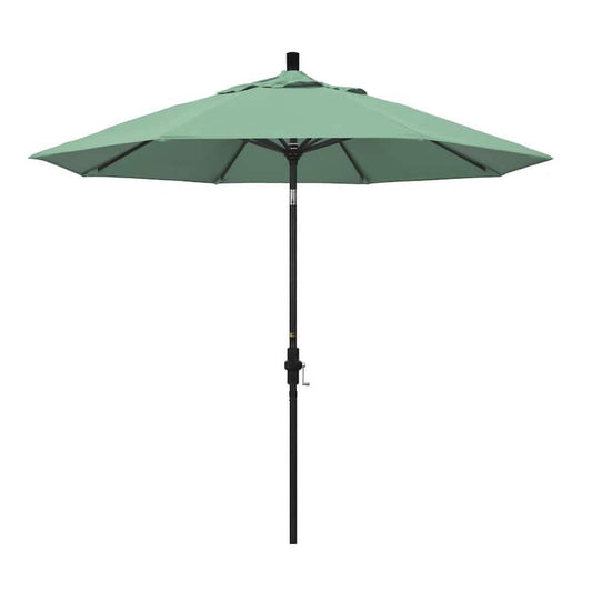 9 ft. Aluminum Collar Tilt Patio Umbrella in Spa Pacifica