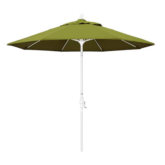 9 ft. Fiberglass Collar Tilt Patio Umbrella in Ginkgo Pacifica