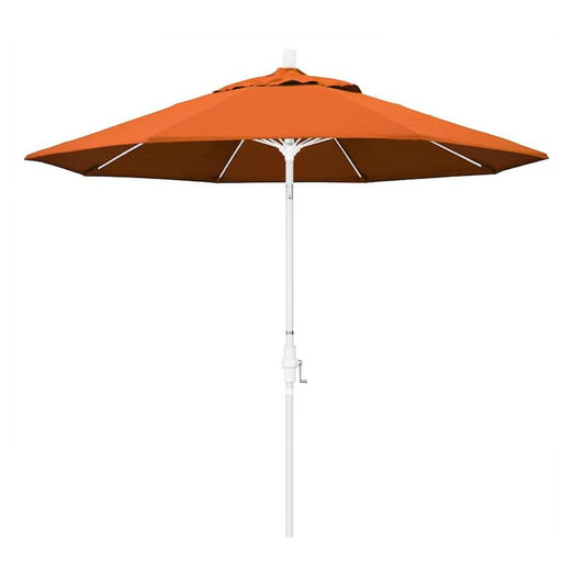 9 ft. Fiberglass Collar Tilt Patio Umbrella in Tuscan Pacifica